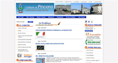 Desktop Screenshot of comune.pincara.ro.it